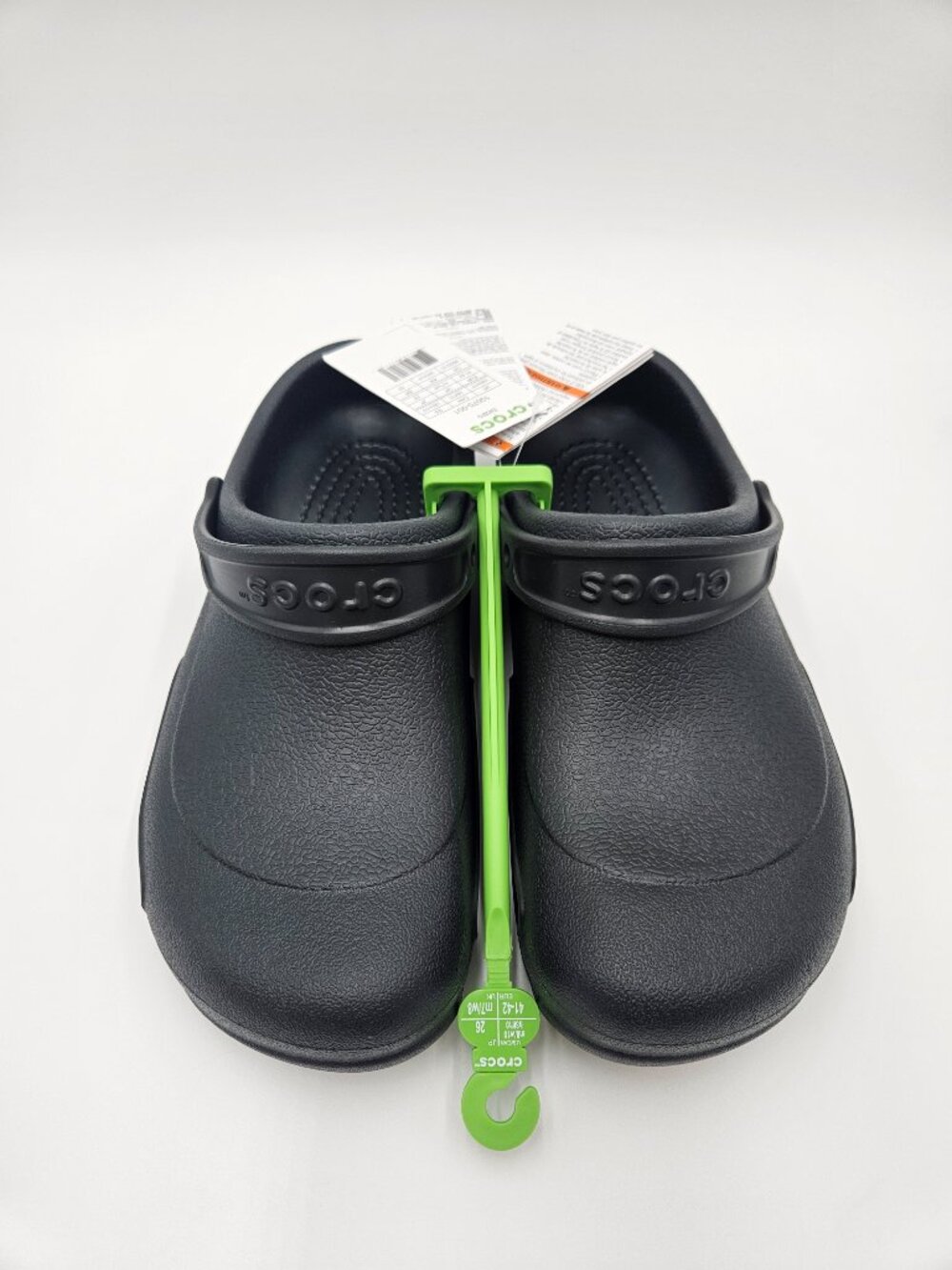 NWT Crocs Bistro Work Clogs | Black | Unisex Men's 8 / Women's 10